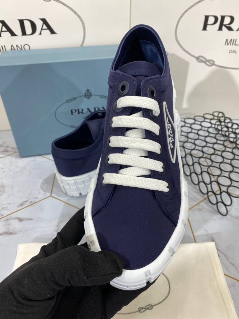 prada ayakkabi lacivert gabardine
