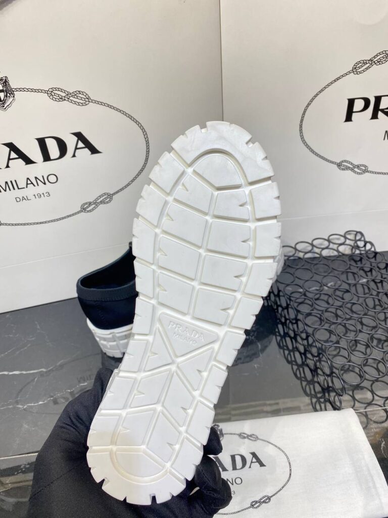 prada ayakkabi siyah gabardine