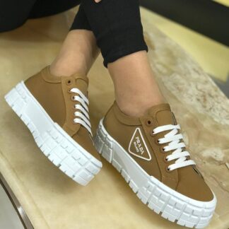 prada ayakkabi taba gabardine