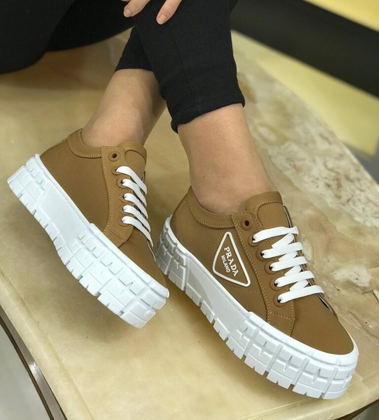 prada ayakkabi taba gabardine