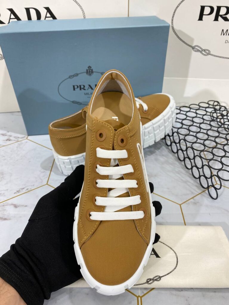 prada ayakkabi taba gabardine