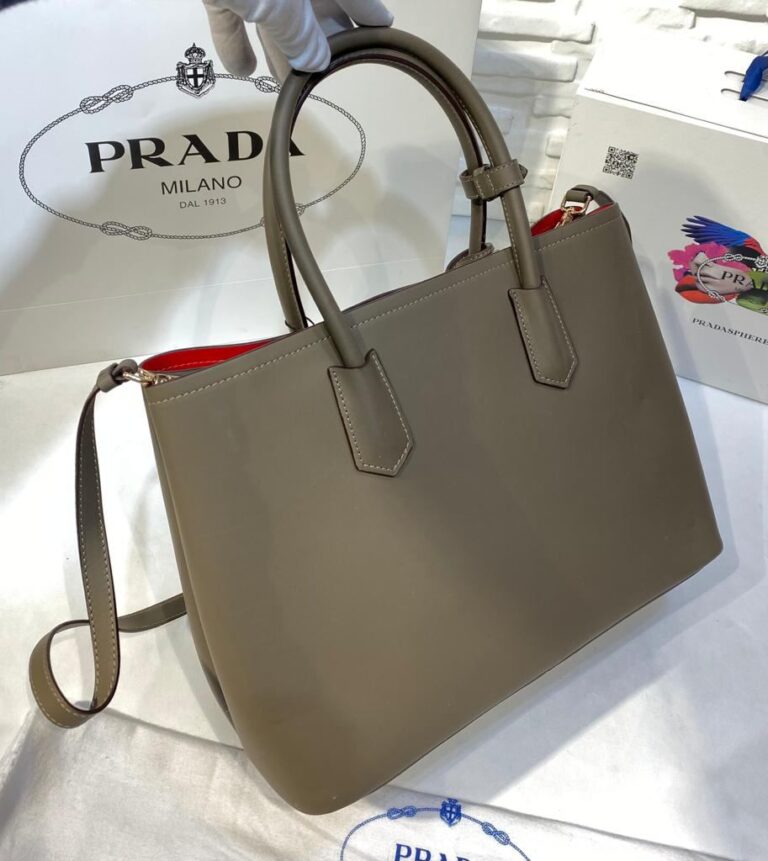 prada canta double duz vizon buyuk boy 37x27 cm