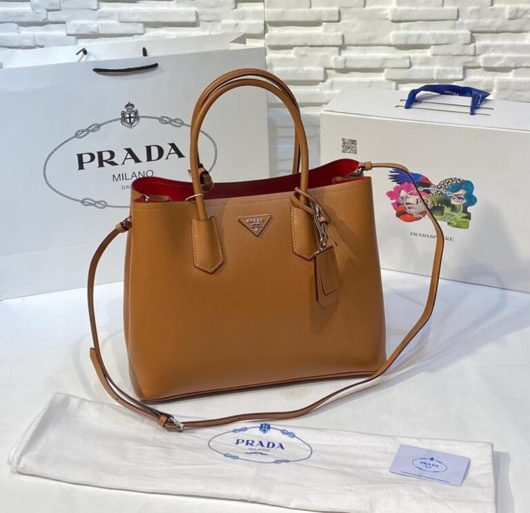prada canta double taba buyuk boy 37x27 cm