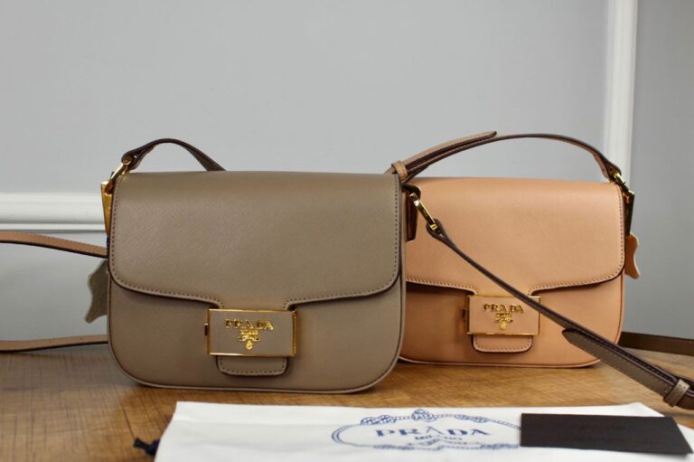 prada canta embleme saffiano pudra pembe 20.5x14 cm
