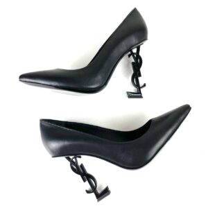 yves ayakkabi opyum pumbs siyah stiletto 11 cm