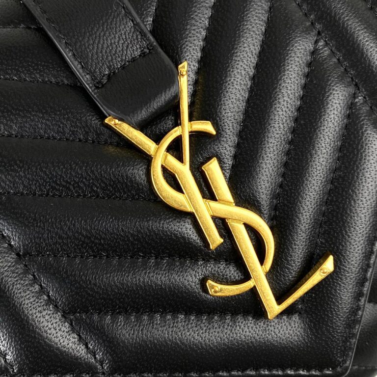 yves canta medium college siyah gold ithal aksesuar 24x17 cm