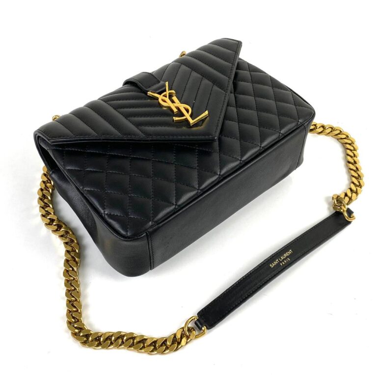 yves canta medium college siyah gold ithal aksesuar 24x17 cm