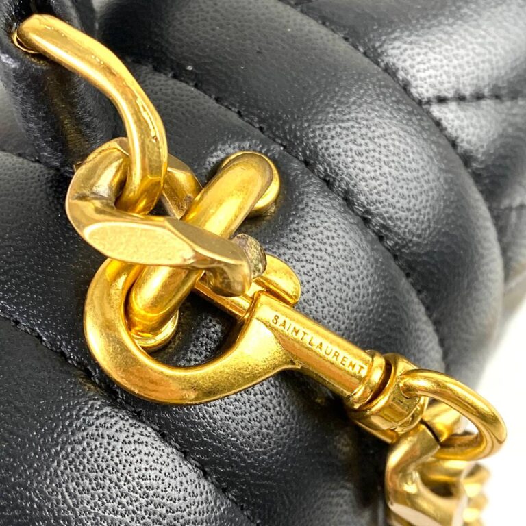 yves canta medium college siyah gold ithal aksesuar 24x17 cm