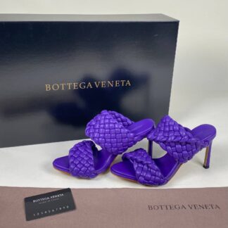 bottega veneta mor terlik topuk 10 cm