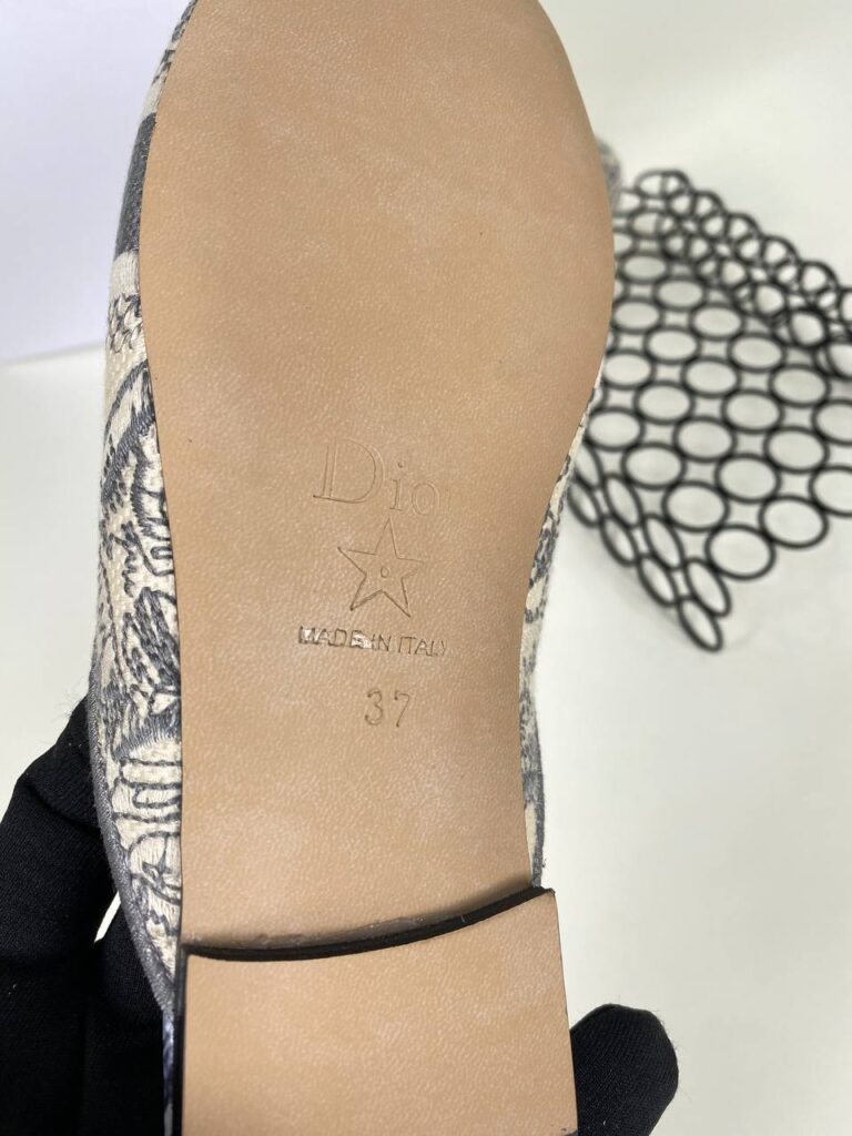 christian dior ayakkabi nakisli gri terlik 2021