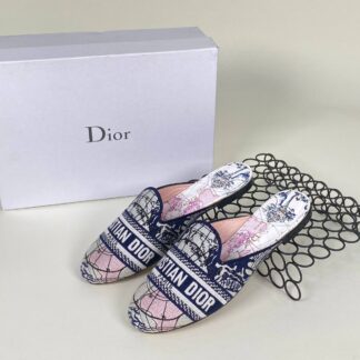 christian dior nakisli lacivert pembe terlik 2021