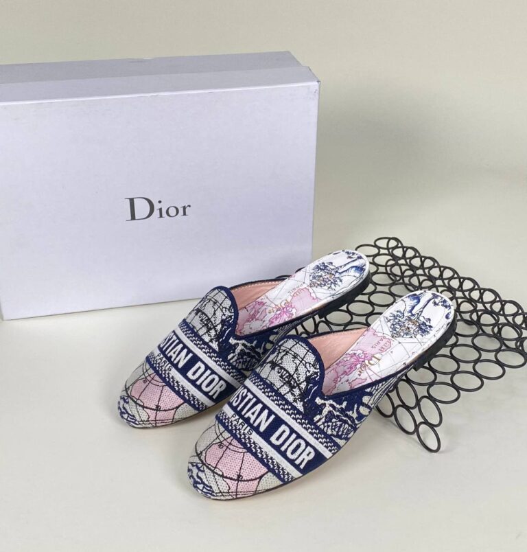 christian dior nakisli lacivert pembe terlik 2021