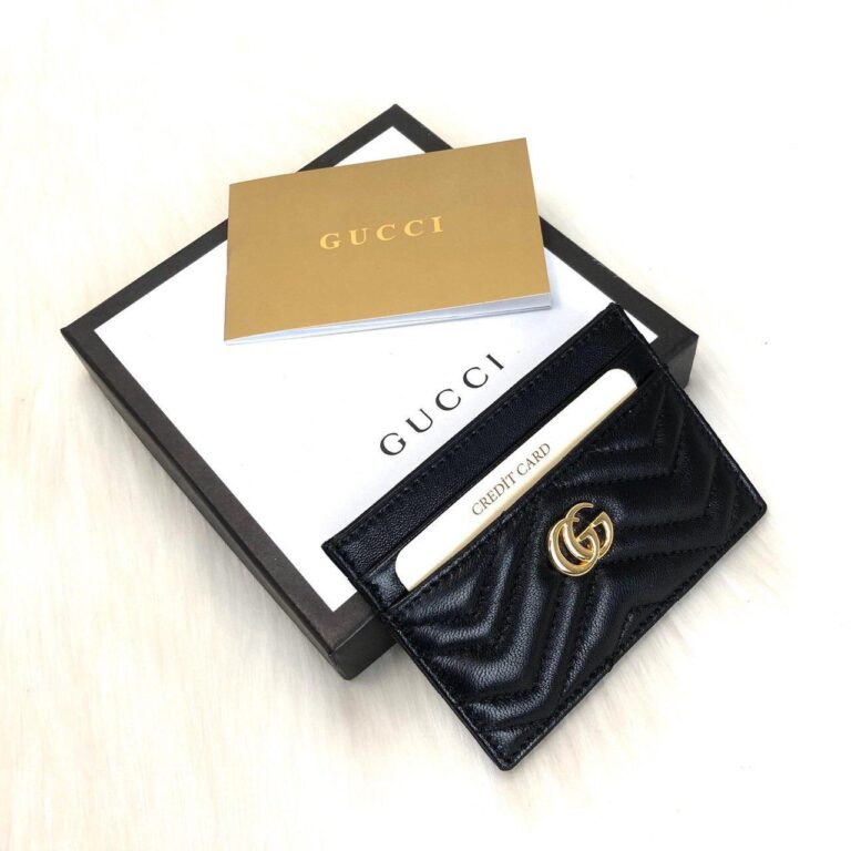 gucci canta siyah gold kartlik 11.2x7.5 cm
