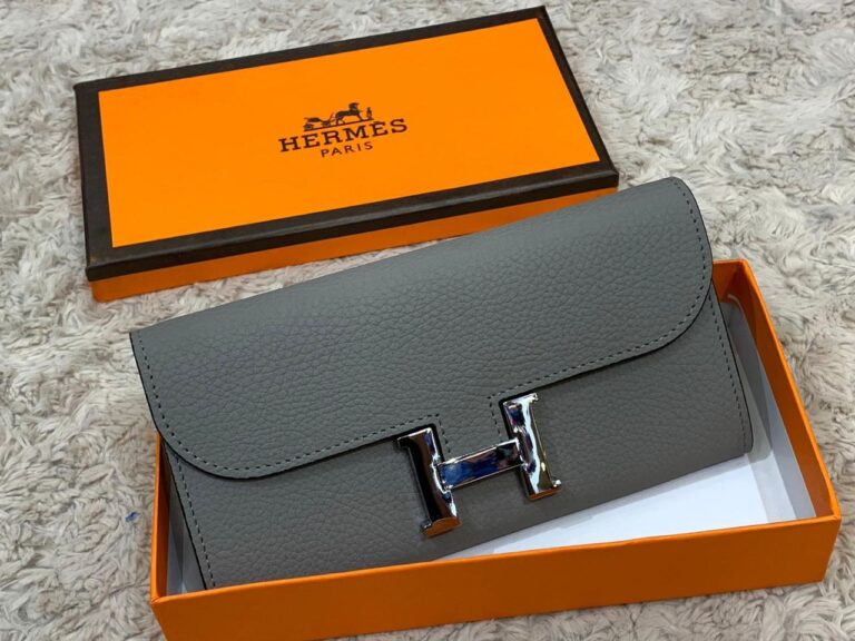 hermes canta gri silver constance cuzdan 20x11 cm