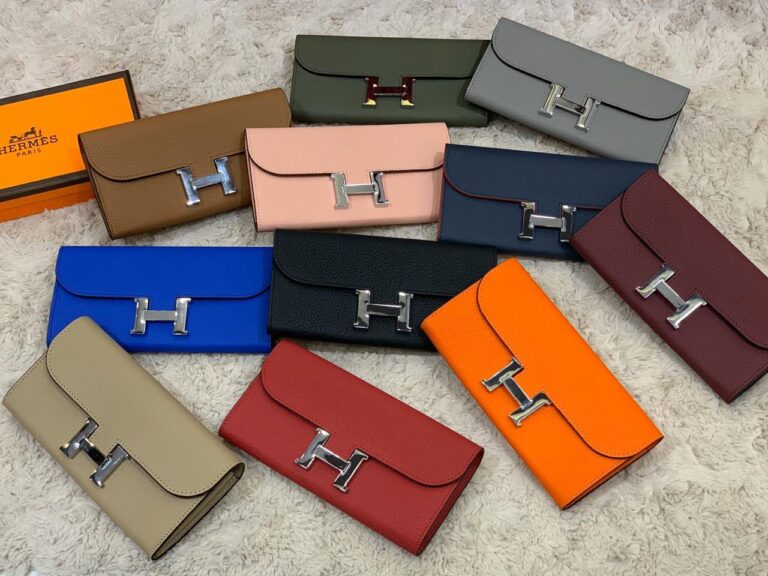hermes canta gri silver constance cuzdan 20x11 cm