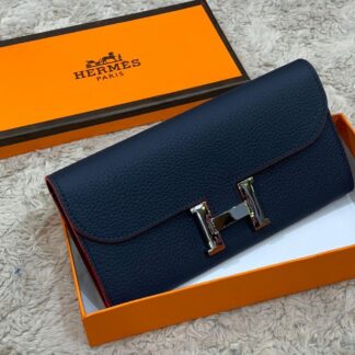 hermes canta lacivert silver constance cuzdan 20x11 cm