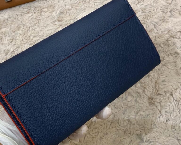 hermes canta lacivert silver constance cuzdan 20x11 cm