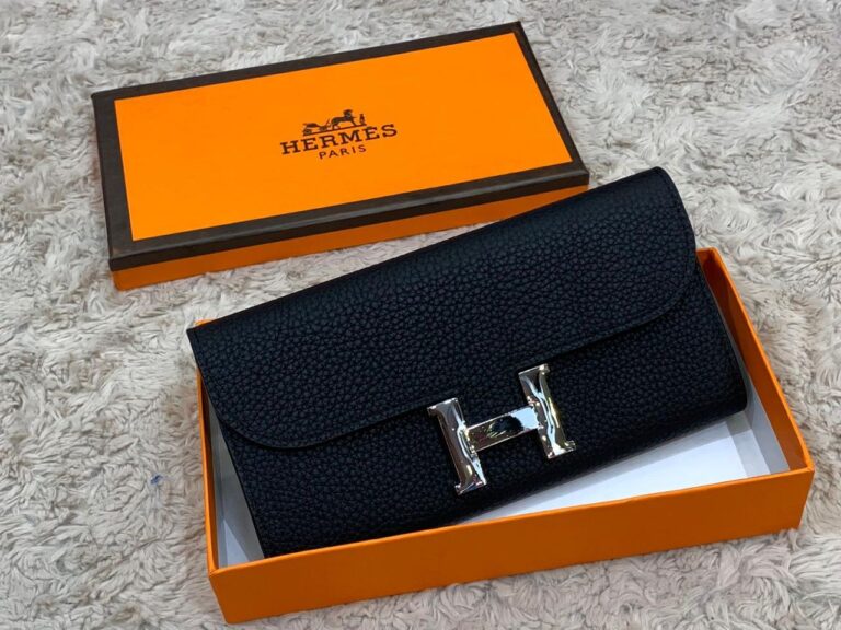 hermes canta siyah silver constance cuzdan 20x11 cm