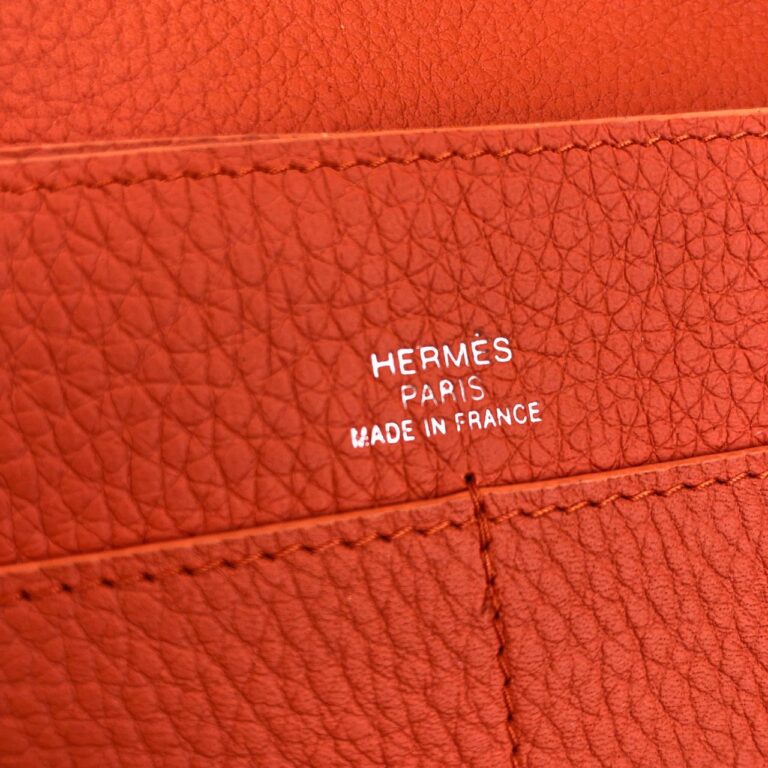 hermes canta turuncu dogon cuzdan 20x12 cm
