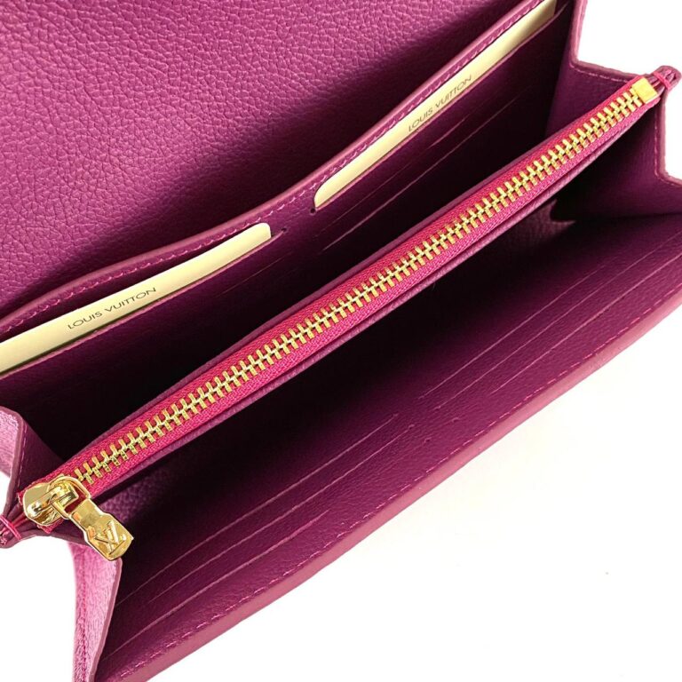 louis vuitton canta sarah fusya cuzdan 19.5x10.5 cm