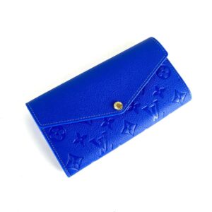 louis vuitton canta sarah saks mavi cuzdan 19.5x10.5 cm