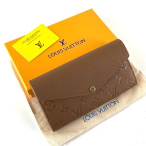 louis vuitton canta sarah taba cuzdan 19.5x10.5 cm