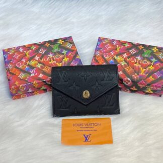 louis vuitton canta victorine siyah kucuk cuzdan