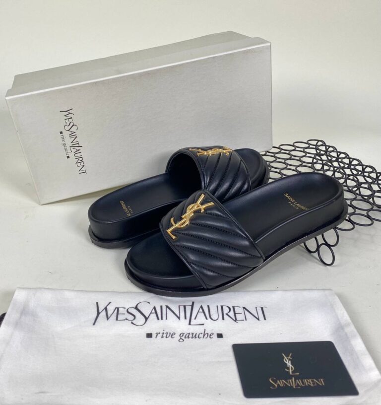 yves saint laurent ayakkabi siyah terlik