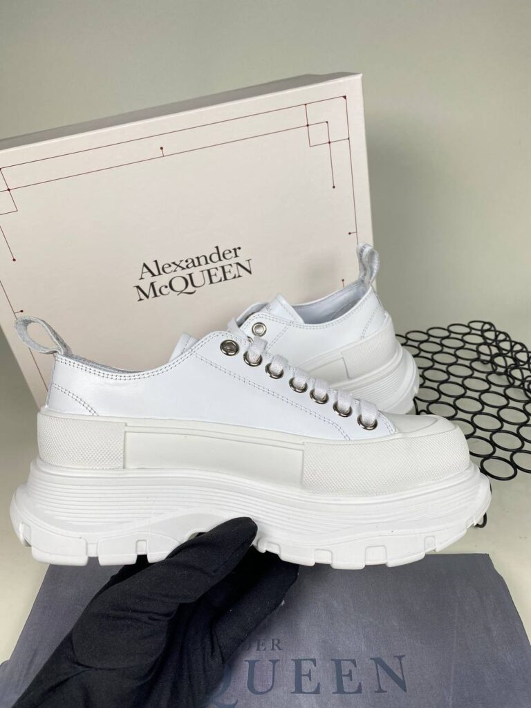 alexander mcqueen ayakkabi tread beyaz sneakers