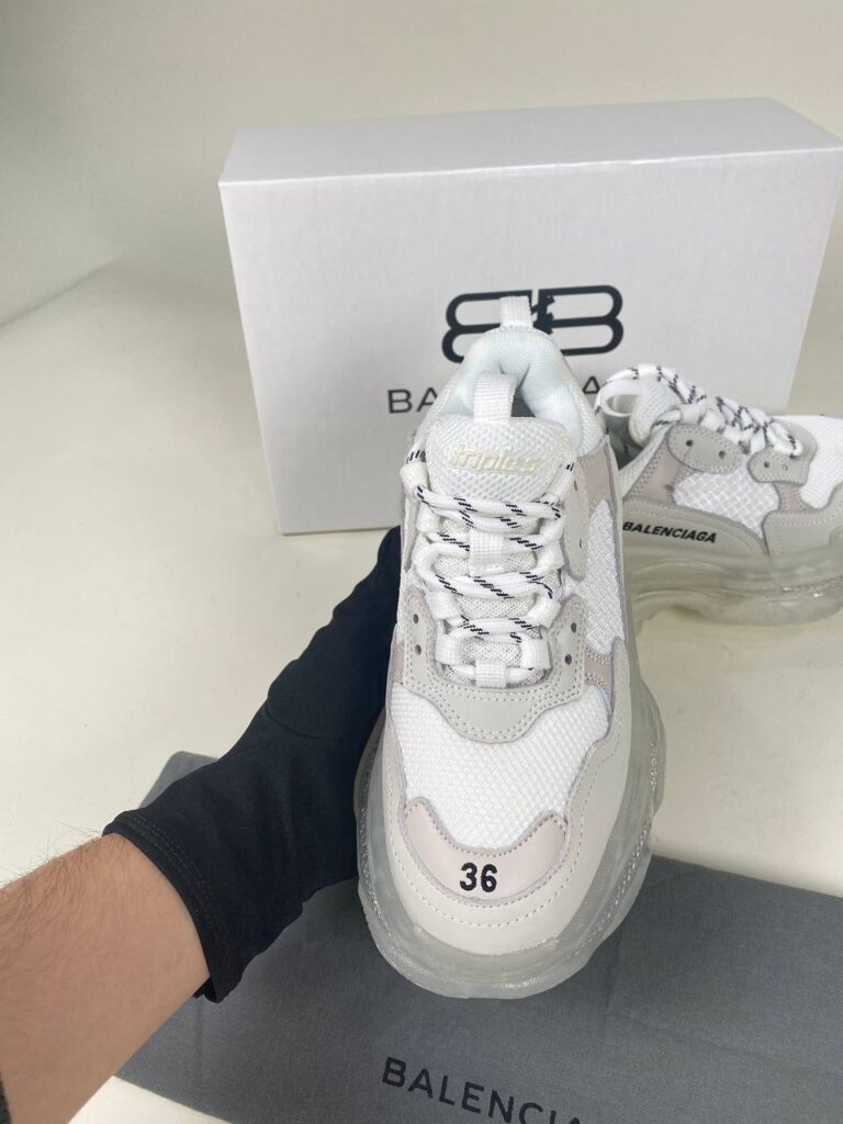 balenciaga ayakkabi sneaker triple s beyaz seffaf ithal