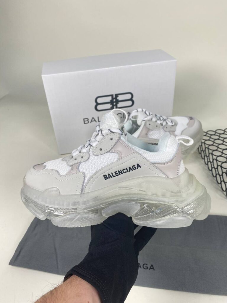 balenciaga ayakkabi sneaker triple s beyaz seffaf ithal