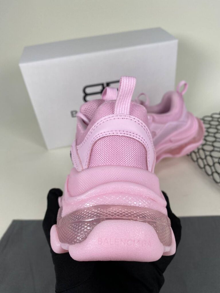 balenciaga ayakkabi sneaker triple s pembe seffaf ithal