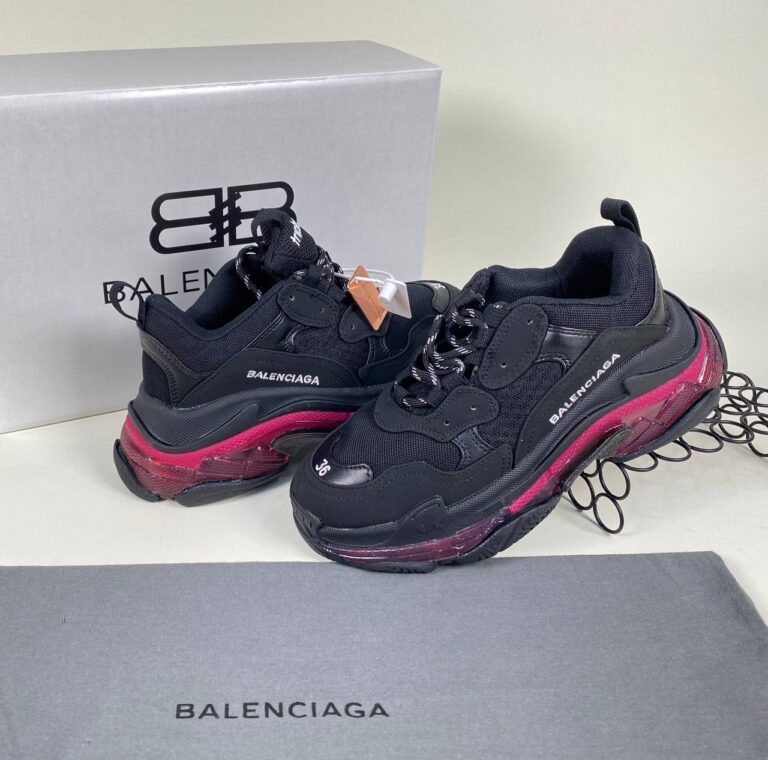 balenciaga ayakkabi sneaker triple s siyah seffaf ithal
