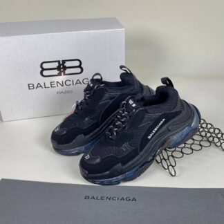 balenciaga ayakkabi sneaker triple s siyah seffaf ithal