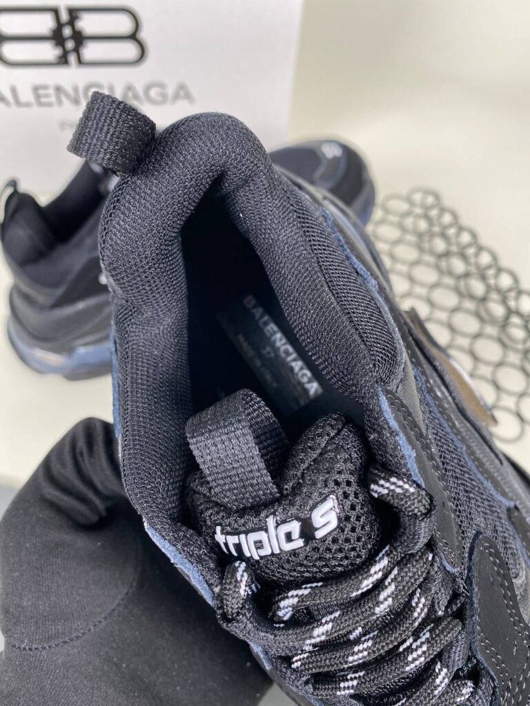 balenciaga ayakkabi sneaker triple s siyah seffaf ithal