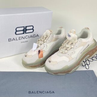 balenciaga ayakkabi sneaker unisex triple s beyaz seffaf ithal