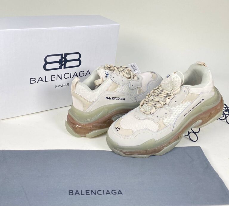 balenciaga ayakkabi sneaker unisex triple s beyaz seffaf ithal