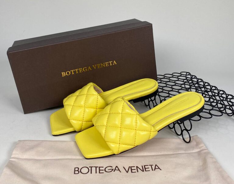 bottega veneta ayakkabi sari terlik