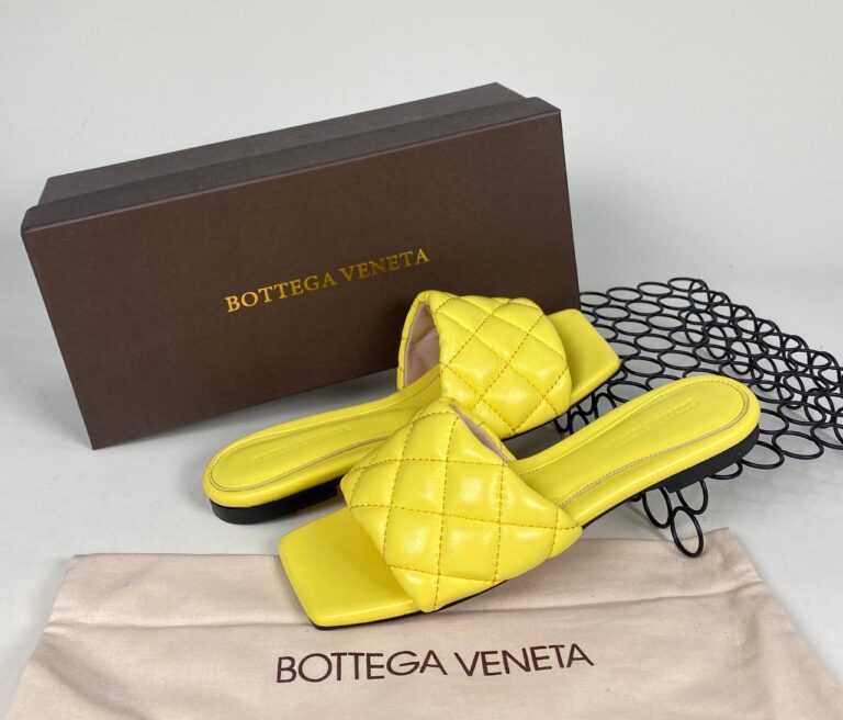 bottega veneta ayakkabi sari terlik