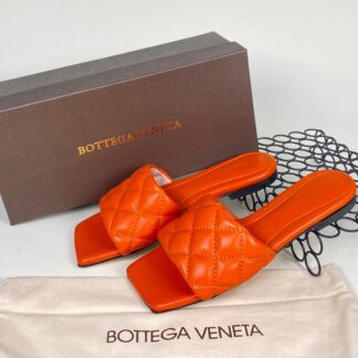 bottega veneta ayakkabi turuncu terlik