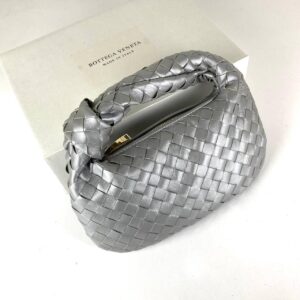 bottega veneta canta jodie mini boy silver 48x40 cm