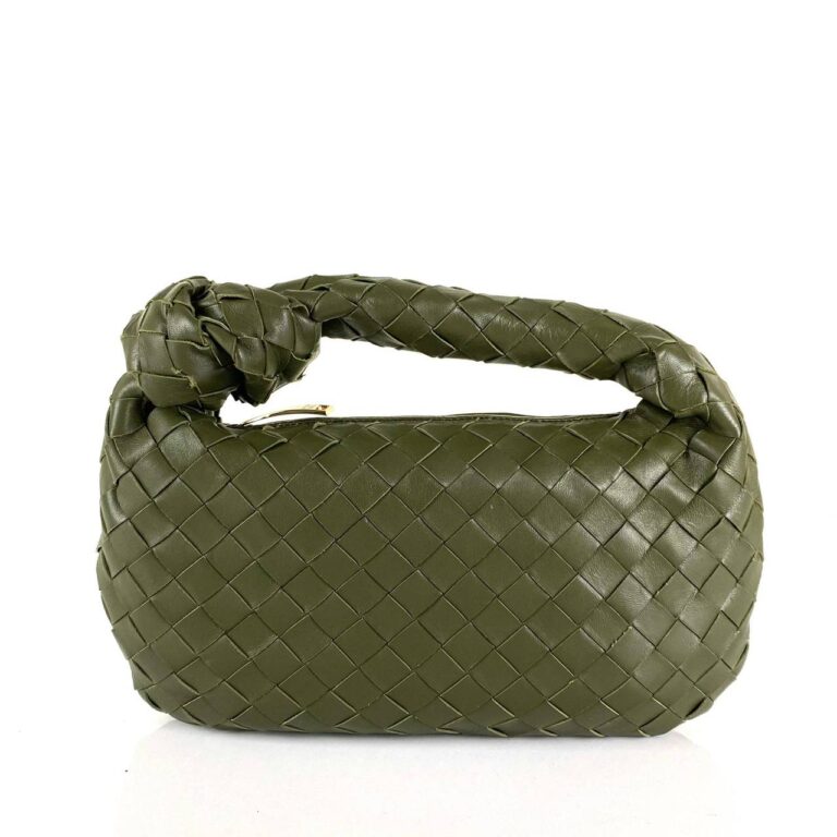 bottega veneta canta jodie mini boy yesil 48x40 cm