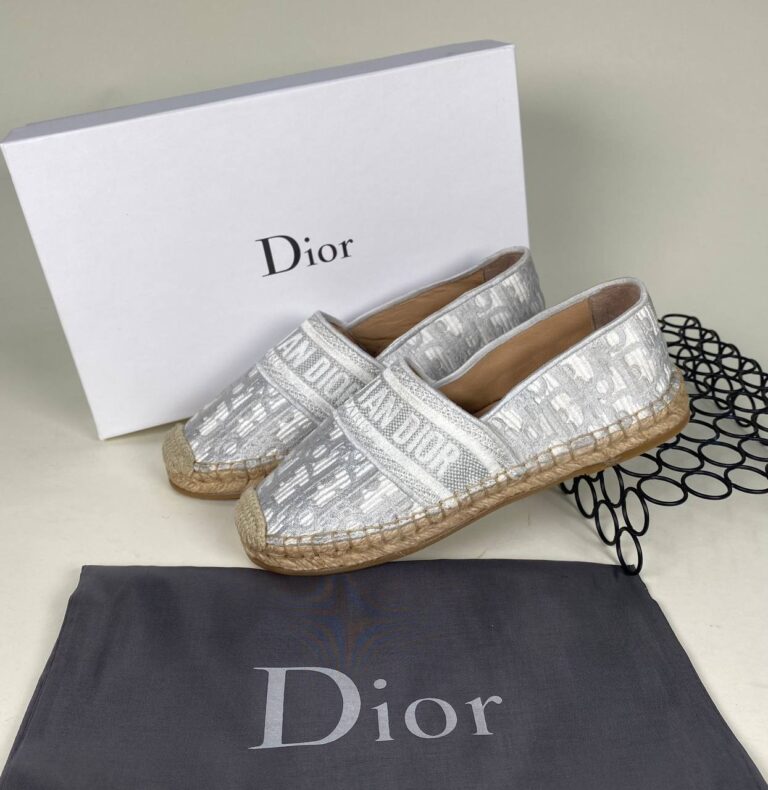 christian dior babet espadril nakisli gri