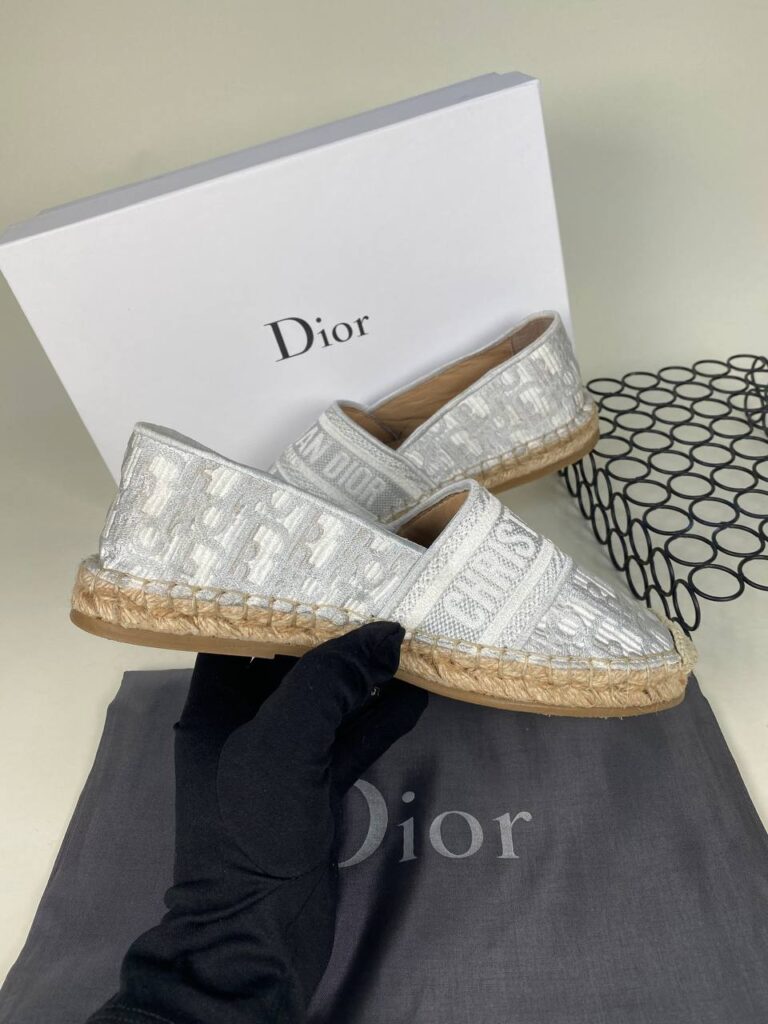 christian dior babet espadril nakisli gri