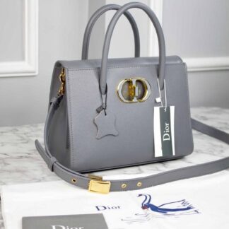 christian dior canta medium st honore tote gri 25x19x12 cm