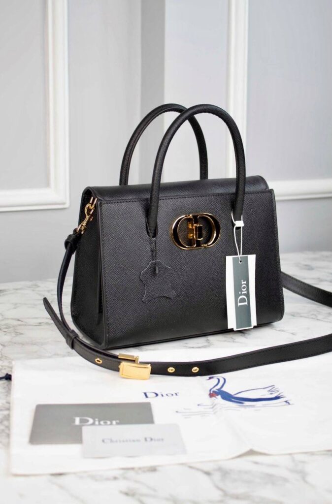 christian dior canta medium st honore tote siyah 25x19x12 cm