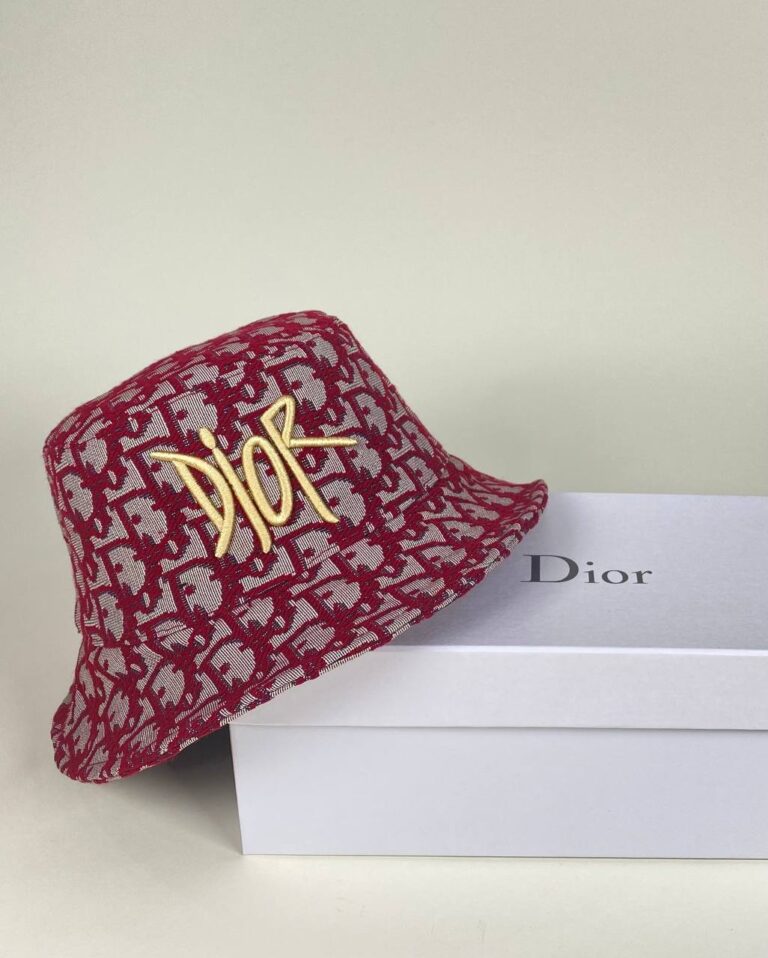 christian dior sapka kirmizi classic gold logo standart beden