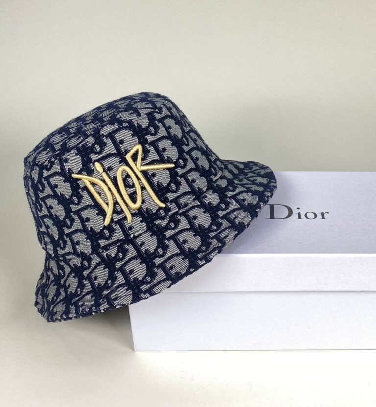 christian dior sapka lacivert classic gold logo standart beden