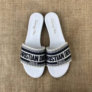 christian dior terlik dway mule beyaz