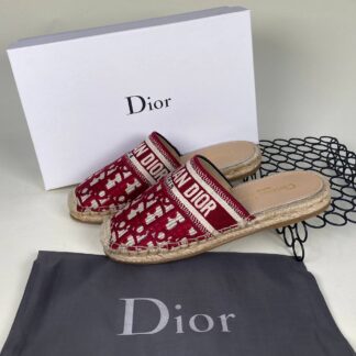 christian dior terlik nakisli kirmizi